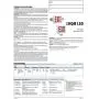 Lithonia Lighting LHQM R M6 LED Thermoplastic Casing Emergency Exit Sign With 2-Round Head Lamp, 180 Lumens, 120 Volts, 4 Watts, Red Lithonia Lighting LHQM R M6 LED Thermoplastic Casing Emergency Exit Sign With 2-Round Head Lamp, 180 Lumens, 120 Volts, 4 Watts, Red