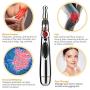 Acupuncture Pen, Electronic Acupuncture Pen for Pain Relief Therapy, Powerful Meridian Energy Pen Relief Pain Tools 1 x AA Battery (Not Included) (3 Heads)