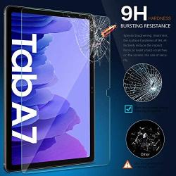 IVSO [2 Pack] Screen Protector for Samsung Galaxy Tab A7 (SM-T500/T505/T507) 10.4 2020, 9H Hardness Tempered Glass for Samsung Galaxy Tab A7 Bubble-Free Anti-Scratch Anti-Fingerprint Easy Installation