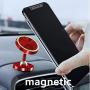 Car Cell Phone Magnetic Holder, MamaWin Aluminum Alloy 360°Rotation Luminous Portable Car Smart Phone Holder Stand, Metal Mobile Phone Holder for iPhone, Android Phone, 2 Pack