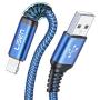 2-Pack LISEN iPhone Charger Cable, [MFi Certified] Lightning Cable, [Never Rupture] 2.4A Fast Charging Cord Compatible with iPhone 11 Pro Max X Xs XR 8 7 6 Plus iPad