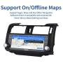 Dasaita 10.25'' Black Android 10.0 Car Stereo with Carplay for Toyota 4Runner 2014 2015 2016 2017 2018 Bluetooth Head Unit Touch Screen IPS 4G Ram 64G ROM Support Android Auto GPS Navigation