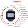 Retekess T128 Restaurant Pager System,Smart Call Button,Max 500,Wrist Pager,5 4-Key Help Alert Waterproof Call Buttons for Waiter,Customer,Caregiver