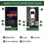 Smart Phone/Remote Key Double Control PKE Car Alarm System Passive Keyless Entry Remote Engine Start One Key Push Start Stop Button Shock Sensor Alarm (No Remote Start Only Lock/Unlock The Car)
