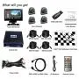 Weivision 1080P FHD 360 Degree Bird View Surround Panoramic View Car Vihicle DVR Camera System Kit for Fire Engine/Bus/School Bus/Truck/Semi-Trailer/Box Truck/RV + 7inch HD Display …