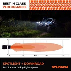 SYLVANIA - LED Pod 3 Inch Cube Light - Dual Mode Accent plus Spot Light 1800 Raw Lumens Best Off Road Driving Work Light, Truck, Car, Boat, ATV, UTV, SUV, 4x4 (1 PC)