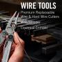 LEATHERMAN, Wave Plus Multitool with Premium Replaceable Wire Cutters, Spring-Action Scissors and Nylon Sheath, Built in the USA, Stainless Steel