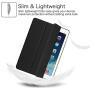 Fintie Case for iPad Mini 3/2 / 1 - Lightweight Smart Slim Shell Translucent Frosted Back Cover Protector Supports Auto Wake/Sleep for iPad Mini 1 / Mini 2 / Mini 3, Black
