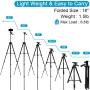 Endurax Camera Tripod 60'' for Canon Nikon Phone DSLR Tripods Stand with Universal Phone Mount & Remote Shutter Max Load 6.6 lb