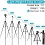Endurax Camera Tripod 60'' for Canon Nikon Phone DSLR Tripods Stand with Universal Phone Mount & Remote Shutter Max Load 6.6 lb