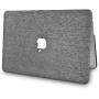 LuvCase Laptop Case for Old MacBook Pro 13'' Retina Display (2015/2014/2013/2012 Release) A1502/A1425 Leather Hard Shell Cover (Silver Grey Leather)