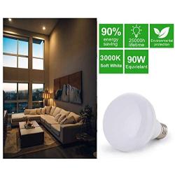 Flood Light Bulbs Indoor-9W Dimmable, BR25 /R80 Led Bulb ,75w Light Bulb, 75-90W Equivalent, E26 LED Bulb 3000K Soft White,Pack of 4