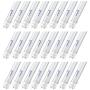 Hyperikon 4 Foot LED Tube, T8 T10 T12 40 Watt Replacement (18W), Single End Ballast Bypass, Frosted Lens, UL, Bright White, 24 Pack