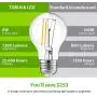 LED A19 Dimmable Light Bulbs 100W Equivalent, Vintage E26 Edison Bulbs 8W 1200LM, 2700K Soft Warm White, Clear Antique LED Filament Bulb for Home, Bathroom, Indoor&Outdoor, 6-Pack