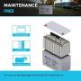 Renogy Deep Cycle AGM Battery 12 Volt 100Ah for RV, Solar Marine and Off-grid Applications, Gray