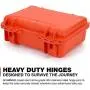 Nanuk 925 Waterproof Hard Case with Foam Insert - Orange