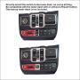 Voswitch JL300 Lower Dash Switch Panel Compatible with Jeep Wrangler JL JLU 2018 - Current and Gladiator 2020+
