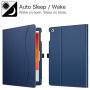 Fintie Case for New iPad 8th Gen (2020) / 7th Generation (2019) 10.2 Inch - [Corner Protection] Multi-Angle Viewing Folio Stand Cover with Pocket, Pencil Holder, Auto Wake/Sleep, Navy