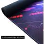 Benvo Extended Mouse Pad Large Gaming Mouse Pad- 35.4x15.7x0.12 inch Computer Keyboard Mouse Mat Non-Slip Mousepad Rubber Base and Stitched Edges for Game Players, Office, Study, Game Design