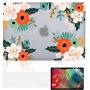 iDonzon Case for MacBook Air 13 inch A1466 A1369 2010-2017 Release, Matte Clear Hard Cover & Transparent Keyboard Cover & Screen Protector Compatible with Older Version Mac Air 13.3 inch - Red Flower