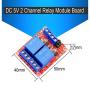 DaFuRui 4Pcs DC 5V 2 Channel Relay Module Board Shield with Optocoupler Support High/Low Level Trigger Compatible for Arduino