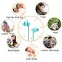 MAXROCK Sleep Earplugs - Noise Isolating Ear Plugs Sleep Earbuds Headphones with Unique Total Soft Silicone Perfect for Insomnia, Side Sleeper, Snoring, Air Travel, Meditation & Relaxation (acid blue)