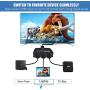 4K@60Hz HDMI Switch, NEWCARE HDMI Switch 3 in 1 Out, 3-Port HDMI Switcher Selector, Supports 4K, 3D, HDCP2.2, HDMI2.0, HDR, for Fire Stick 4K, HDTV, PS4/5, Game Consoles, PC
