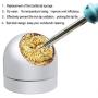 Soldering Tip Cleaner Soldering Iron Tip Cleaner Brass Tip Cleaner Kit and 6PCS Brass Ball Wire-type with 1PC Ball Shell Holder for Cleaning Solder Irons and Tips