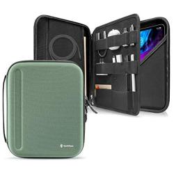 tomtoc Portfolio Case for iPad Pro 12.9-inch 2018 & 2020, Protective Sleeve with Accessories Pocket, Carrying Storage Bag for iPad Pencil/Adapter/Hubs/Cables/ Magic Keyboard Fit Surface Pro 12.3