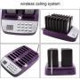 Daytech Restaurant Pager System, Wireless Paging Buzzer System, Rechargeable Table Numbers with 16 Coaster Pagers for Restaurant/Hotels/Food Truck/Cafe Shop/Clinic