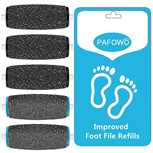 Best Choice 3 Extra Coarse and 2 Regular Coarse Replacement Refill Roller Compatible with Amope Pedi Refills Electronic Perfect Foot File