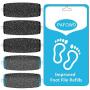 Best Choice 3 Extra Coarse and 2 Regular Coarse Replacement Refill Roller Compatible with Amope Pedi Refills Electronic Perfect Foot File