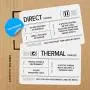 Zebra GK420d Direct Thermal Desktop Printer Print Width of 4 in USB and Ethernet Port Connectivity GK42-202210-000