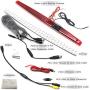 EWAY Top High Roof Mount 3rd Brake Light Backup Rear View Camera Lamp for Coachmen RV Leprechaun Freelander Chevy 4500 Ford 450 Camper Trailer Motorhome 12V Reverse Cameras with Removable Guideline
