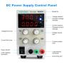 Best DC Bench Power Supply, Pevono PS305H 30V/5A 4 Digital LED Desktop Switching Variable Power Supply Voltage&Current Regulated Supply Power Source for Lab Repair,Electronic Tester, Power Calculator