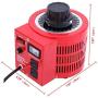 Yonntech Auto Transformer 2000W 20Amp AC Variable Voltage Regulator 2000VA 0-130V Output Autotransformer 110V