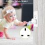 UK to US America Plug Adapter , LENCENT 2 PACK Grounded USA Visitors Travel Converter , Converts all TYPE G Plugs from United Kingdom UK Singapore Malaysia UAE Ireland Malta Hongkong and etc. (Type B)
