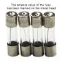 UCTRONICS 15 Values 150pcs Fast-Blow Glass Fuses Assorted Kit 5x20mm 250V 0.1 0.2 0.25 0.5 1 1.5 2 3 4 5 8 10 12 15 20A Tube Fuses with Plastic Box