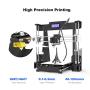 Anet A8 3D Printer, Self-Assembly 0.4mm Nozzle Aluminium Alloy Hotbed 2004 LCD Desktop 3D Printer Reprap i3 with Tools, 8G SD Card, 10m Filaments