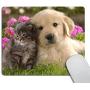 Smooffly Mouse Pad Animals Cat Kitten Dog Golden Retriever Puppy Mousepad Rubber Gaming Mat 9.5 X 7.9 Inch (240mmX200mmX3mm)