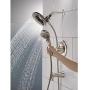 Delta 144938DC-SS-I20 Lahara In2ition 2-in-1 Single-Handle 5-Spray Tub and Shower Faucet in Brushed Nickel