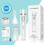 Hangsun Facial Hair Remover for Women, Painless Facial Hair Removal Kit, Portable Lady Shaver F130 3 in 1 with Eyebrow and Bikini Trimmer, for Face, Eyebrow, and Bikini Line Use