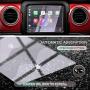 CDEFG for 2018 2019 2020 2021 Wrangler JL/ 2020 2021 Gladiator JT Center Control Touchscreen Navigation Touch Screen Protector, HD Clear Tempered Glass Scratch Resistance (8.4IN Anti Blue-Ray)