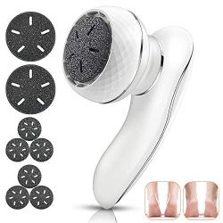 Electric Foot file callus remover for foot, USB Electronic Foot FilePedicure Tools, 3 Professional Electronic Feet Care Grind Head,Pedicure Foot Care Tools for Dead Hard Cracked Dry Skin