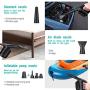 Compressed Air, MECO High Pressure Air Duster Blower Computer Cleaner Keyboard for Cleaning Dust, Hairs, Crumbs for Computer, Laptop, Tower Fans, Printer, Replaces Compressed Air Cans