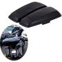 Moto Onfire Saddlebag Speaker Lids, Dual 6x9 inch, Vivid/Glossy Black, Audio Lid Fit for 2014 2015 2016 2017 2018 2019 2020 Harley Touring Road Glide, Street Glide Special