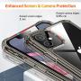 ESR Air Armor Case Compatible with iPhone 11 [Shock-Absorbing] [Scratch-Resistant] [Military Grade Protection] Hard PC + Flexible TPU Frame, for 6.1-Inch, Transparent Black