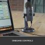 Blue Yeti Nano Professional Condenser USB Microphone with Multiple Pickup Patterns & No-Latency Monitoring for Recording and Streaming on PC & Mac - Shadow Grey