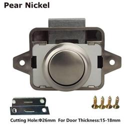 Encell Set of 5 Push Button Latch Cupboard for RV Camper Motor Home Caravan