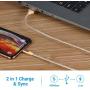 Lightning Cable MFi Certified - Quntis iPhone Charger 3Pack 3ft 6ft 10ft Nylon Braided USB Fast Charging Cord Compatible with iPhone 11 Pro X Xs Max XR 8 7 6 Plus iPad Pro Airpods and More, Gold